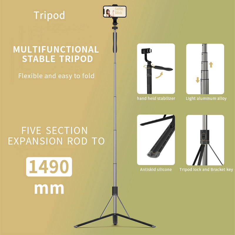 Bluetooth Mobile Phone Camera Floor Stand 0 - Tophatter Daily Deals