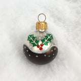 Mini Christmas Pudding Bauble | Small Hanging Ornament for Christmas Tree - 4cm Baubles - Tophatter Daily Deals