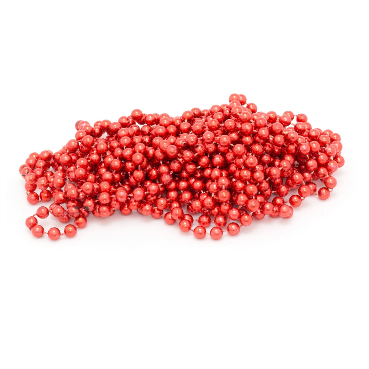 7.5m Red Bead Chain | Christmas Tree Bead Garland Decoration | Bead String Christmas Decorations Garland - Tophatter Daily Deals