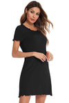 Round Neck Short Sleeve Lounge Dress Sleep Dresses Apparel & Accessories Fast Shipping Free Shipping H#Y HOT DEALS HOME PAGE Lingerie Sleepwear Loungewear New Deals sexy lingerie Ship From Overseas Ship from USA Sleep Sleep Dresses sleepwear Sleepwear & Loungewear USA USA STOCK women lingerie Women's Fashion - Tophatter Daily Deals And Savings