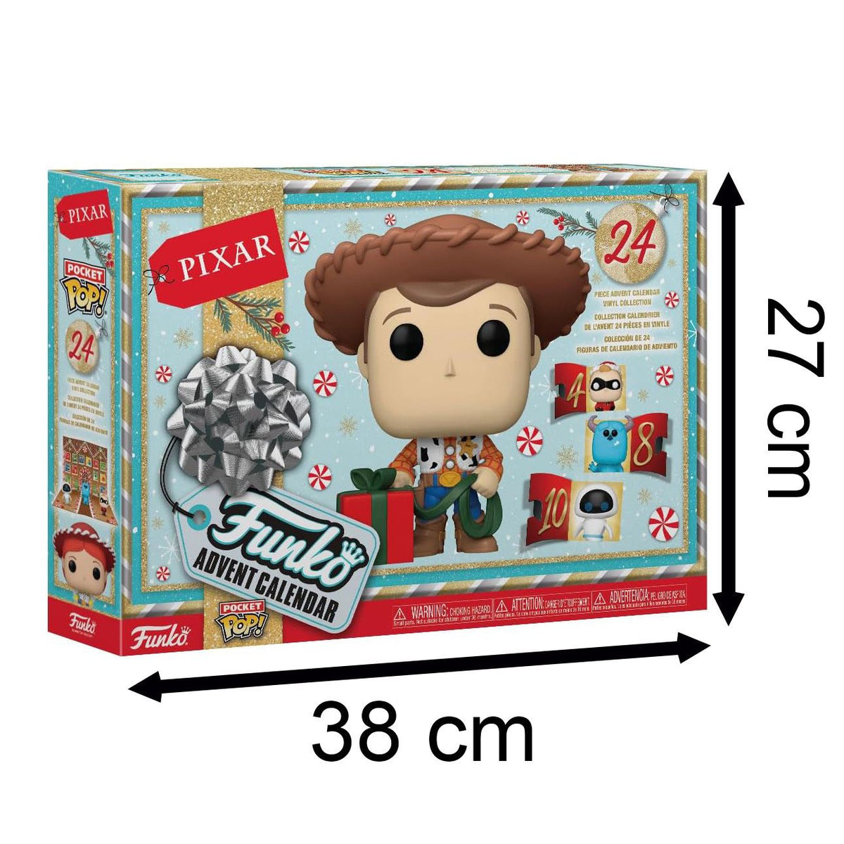 Funko Pop Pixar Christmas Advent Calendar | Kids Collectable Pocket Pops Advent Calendar - Tophatter Daily Deals