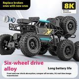 Alloy Remote Control Off-road Vehicle Four-wheel Climbing Rechargeable Racing Car 0 - Tophatter Daily Deals