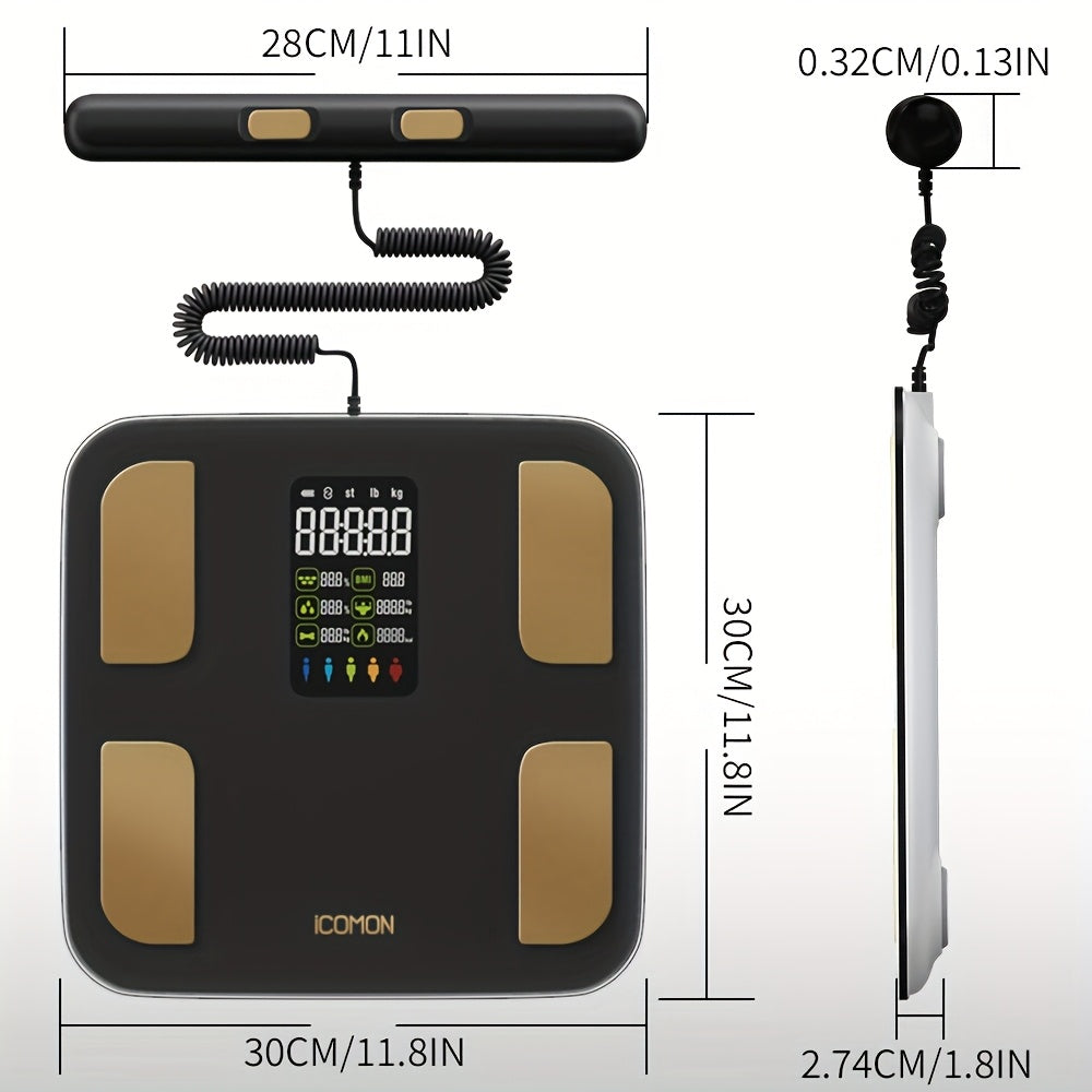 Wireless Smart Body Scale with LED Display Kitchen Appliances - Tophatter Daily Deals