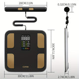 Wireless Smart Body Scale with LED Display Kitchen Appliances - Tophatter Daily Deals