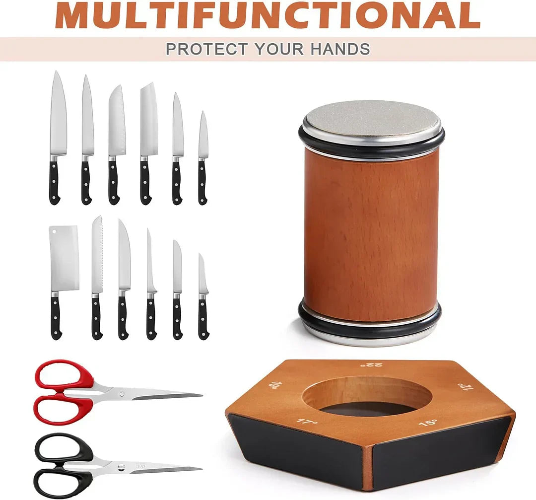 Knife Sharpener Diamond Rolling Set Fall 2025 Precision - Tophatter Daily Deals