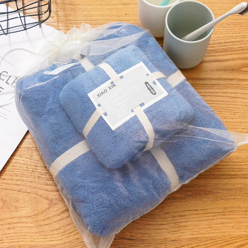 Absorbent Bath Towel For Mother And Child 16 Style 70x140 plus 34x74 0 - Tophatter Daily Deals