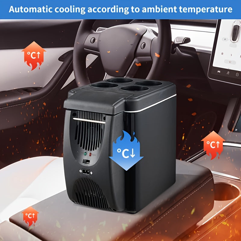 Car Fridge Mini Freezer Cooler Kitchen Appliances - Tophatter Daily Deals