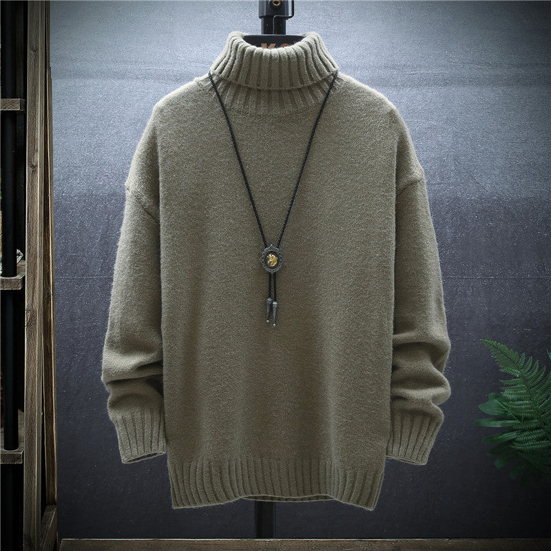 Warm Youth Turtleneck Sweater - Relaxed Fit, Wool Blend Bean green 3D Changing Face Moving Picture Frame - Tophatter Daily Deals