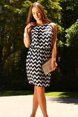 Women's Printed Dress with Side Pockets Dresses / Evening Gowns - Tophatter Daily Deals
