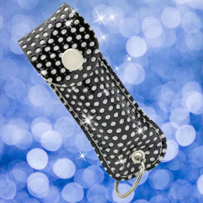 Diamond Defender Rhinestone Bling Pepper Spray Keychain Black Pepper Spray - Tophatter Daily Deals
