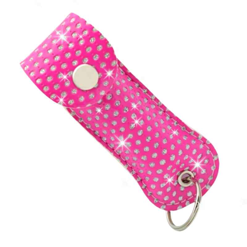 Diamond Defender Rhinestone Bling Pepper Spray Keychain Pepper Spray - Tophatter Daily Deals