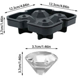 Diamond Flexible Silicone Ice Cube Mold Tray Kitchen Tools & Gadgets - Tophatter Daily Deals