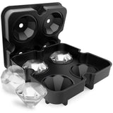 Diamond Flexible Silicone Ice Cube Mold Tray Kitchen Tools & Gadgets - Tophatter Daily Deals