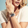 Diamond Rhinestone Stainless Steel Metal Wristband Strap Watch Band - Tophatter Daily Deals