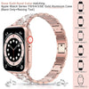 Diamond Rhinestone Stainless Steel Metal Wristband Strap Watch Band - Tophatter Daily Deals