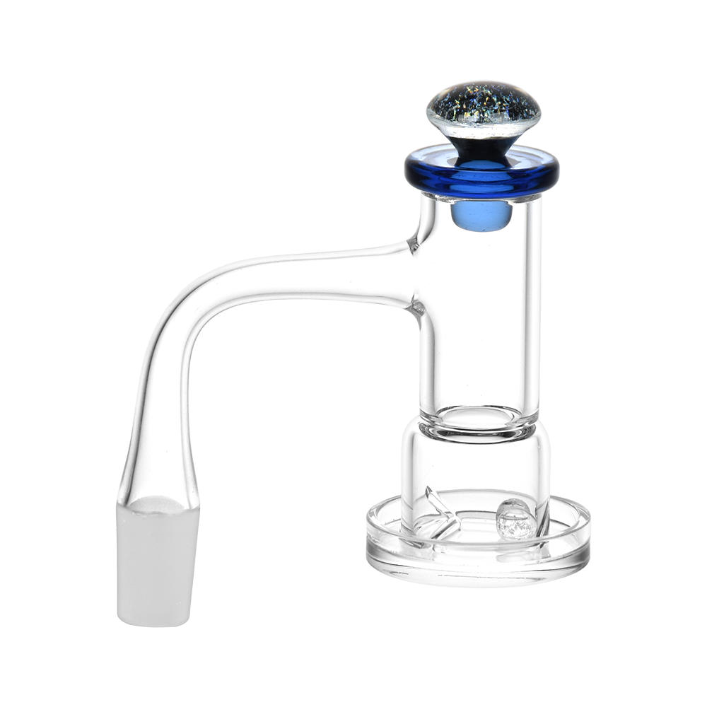 Dichro Delight Terp Tower Banger Set Transparent Blue Glass Banger Sets - Tophatter Daily Deals