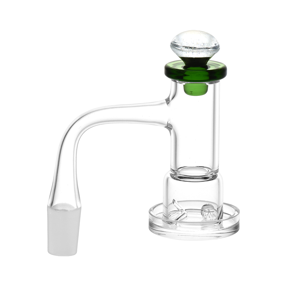 Dichro Delight Terp Tower Banger Set Transparent Green Glass Banger Sets - Tophatter Daily Deals