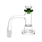 Dichro Delight Terp Tower Banger Set Transparent Green Glass Banger Sets - Tophatter Daily Deals