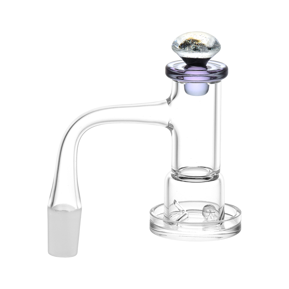Dichro Delight Terp Tower Banger Set Transparent Purple Glass Banger Sets - Tophatter Daily Deals