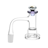 Dichro Delight Terp Tower Banger Set Transparent Purple Glass Banger Sets - Tophatter Daily Deals