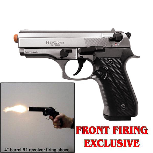 EKOL DICLE VCOUGAR Fume - Front Fire 9mm Blank Firing Gun - Tophatter's Weapons'N'Deals Blank Firing Replica Guns - Tophatter Daily Deals