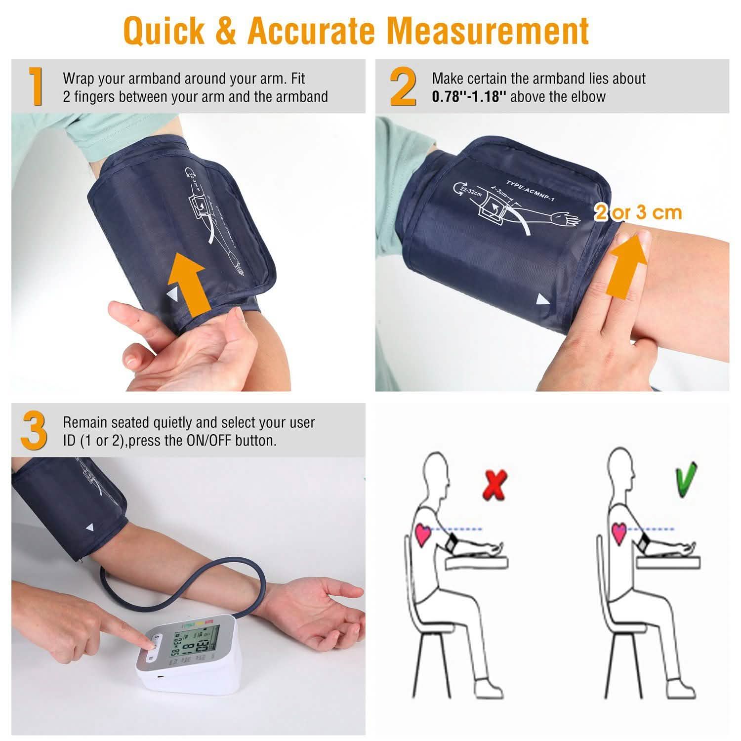 Digital Arm Blood Pressure Monitor Health & Wellness - Tophatter Daily Deals