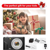 Digital Baby Camera 1080P 48MP with 32GB SD Card Cameras & Drones - Tophatter Daily Deals