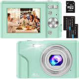 Digital Baby Camera 1080P 48MP with 32GB SD Card Green Cameras & Drones - Tophatter Daily Deals
