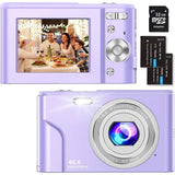 Digital Baby Camera 1080P 48MP with 32GB SD Card Purple Cameras & Drones - Tophatter Daily Deals