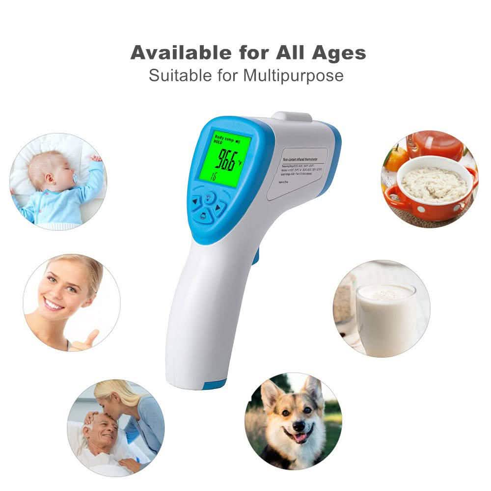 Digital Infrared Forehead Thermometer BZ-R6 Face Masks & PPE - Tophatter Daily Deals