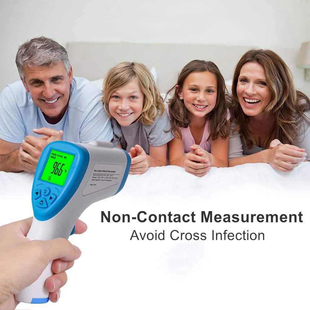 Digital Infrared Forehead Thermometer BZ-R6 Face Masks & PPE - Tophatter Daily Deals