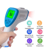 Digital Infrared Forehead Thermometer BZ-R6 Face Masks & PPE - Tophatter Daily Deals