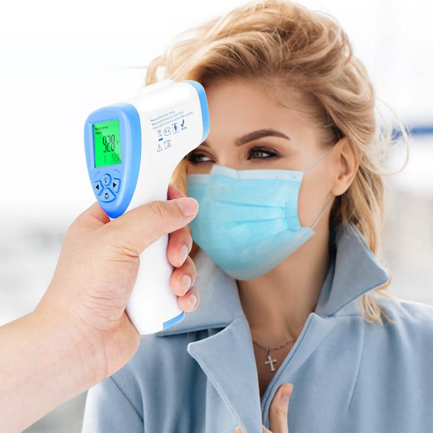 Digital Infrared Non-Contact Thermometer Face Masks & PPE - Tophatter Daily Deals