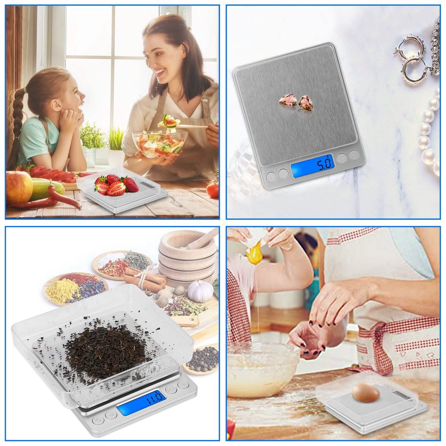 Digital Kitchen Scale with Dual Trays Kitchen Tools & Gadgets - Tophatter Daily Deals