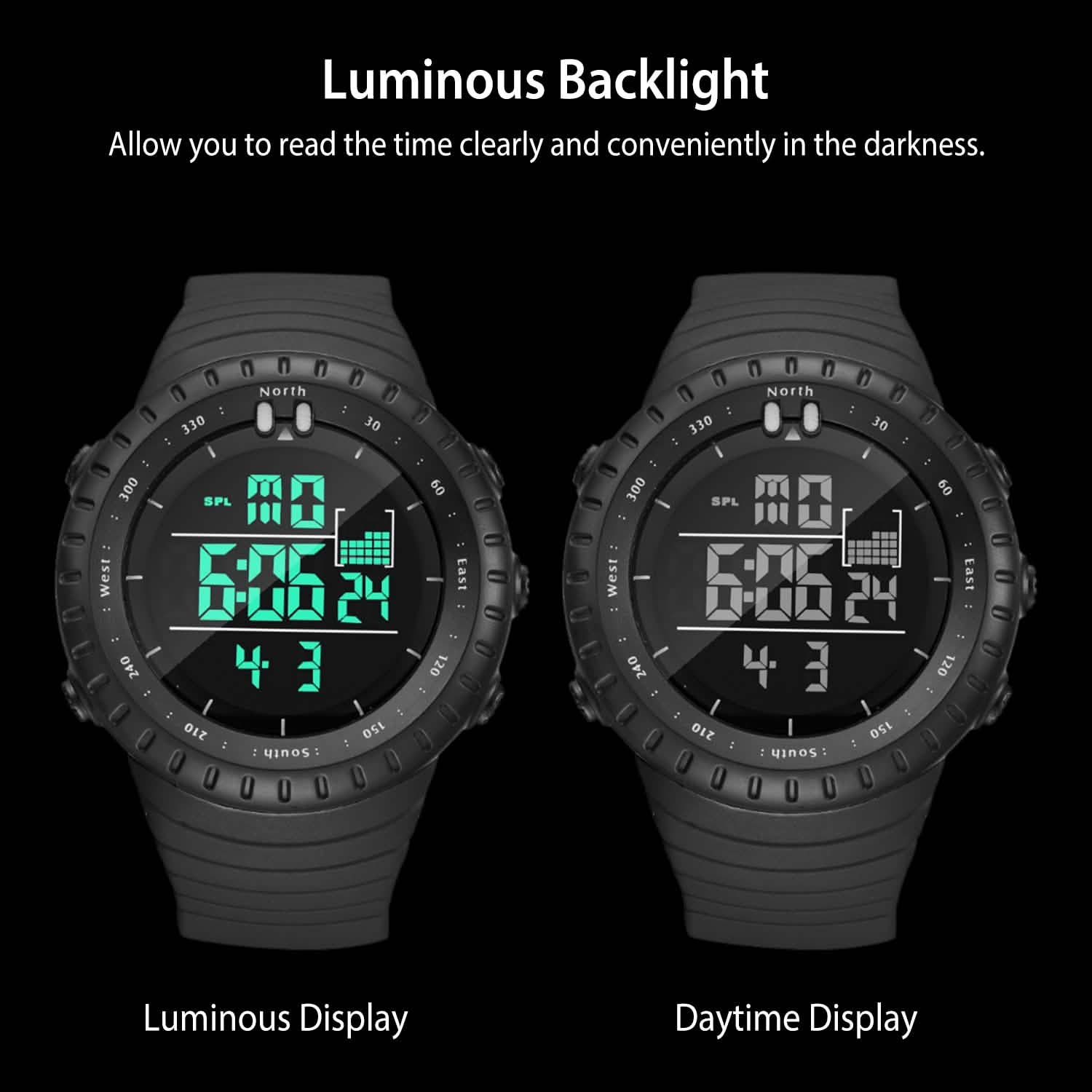 Digital Men's Sports Military Tactical Wrist Watch Watches - Tophatter Daily Deals