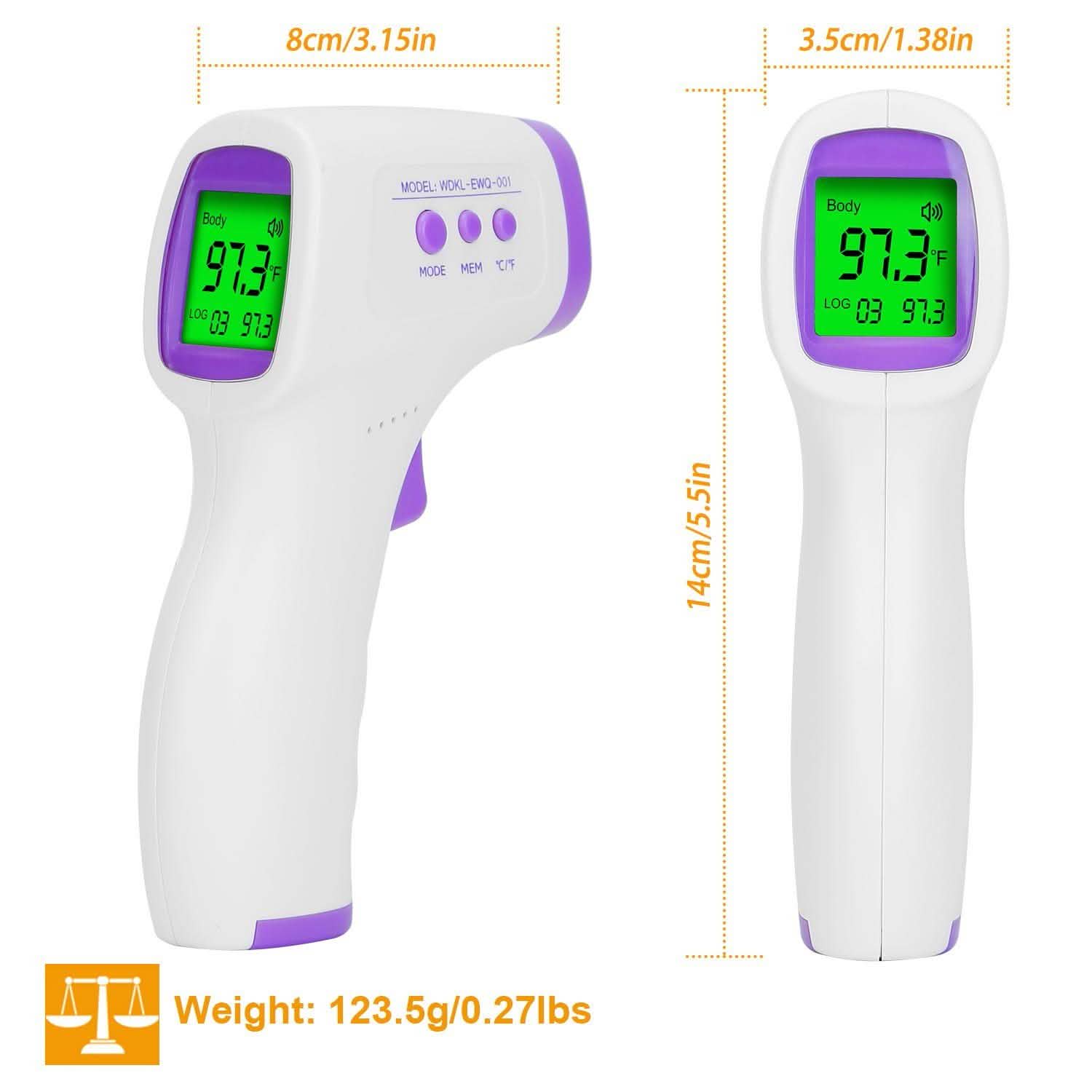 Digital Non-contact Infrared Thermometer Face Masks & PPE - Tophatter Daily Deals