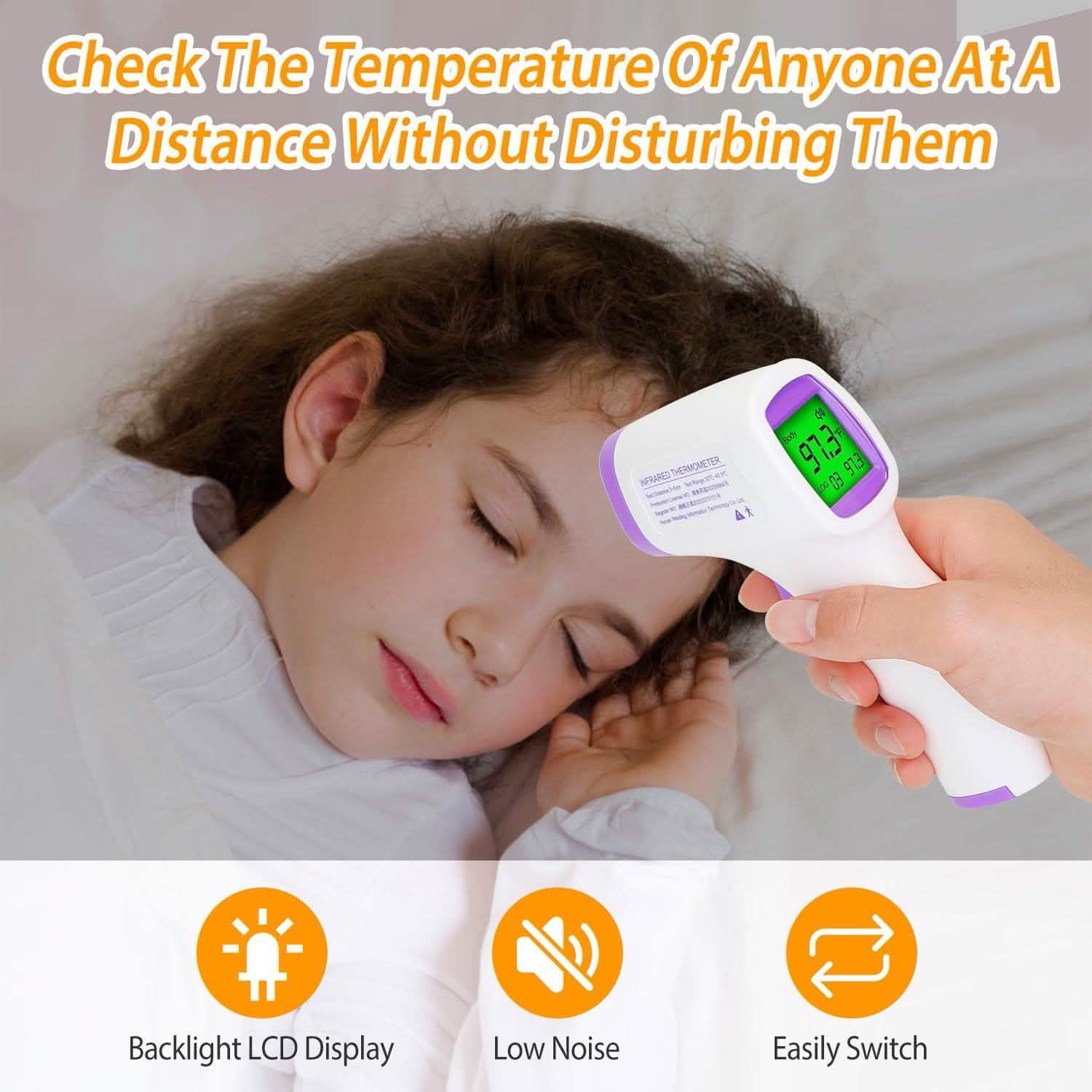 Digital Non-contact Infrared Thermometer Face Masks & PPE - Tophatter Daily Deals