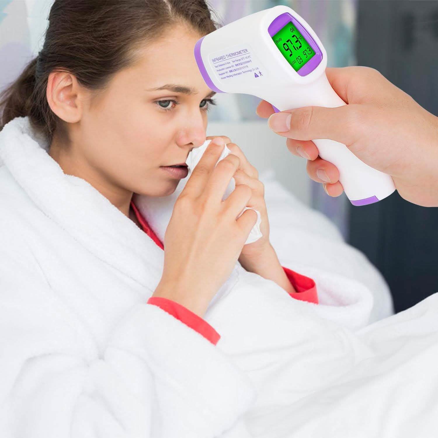 Digital Non-contact Infrared Thermometer Face Masks & PPE - Tophatter Daily Deals