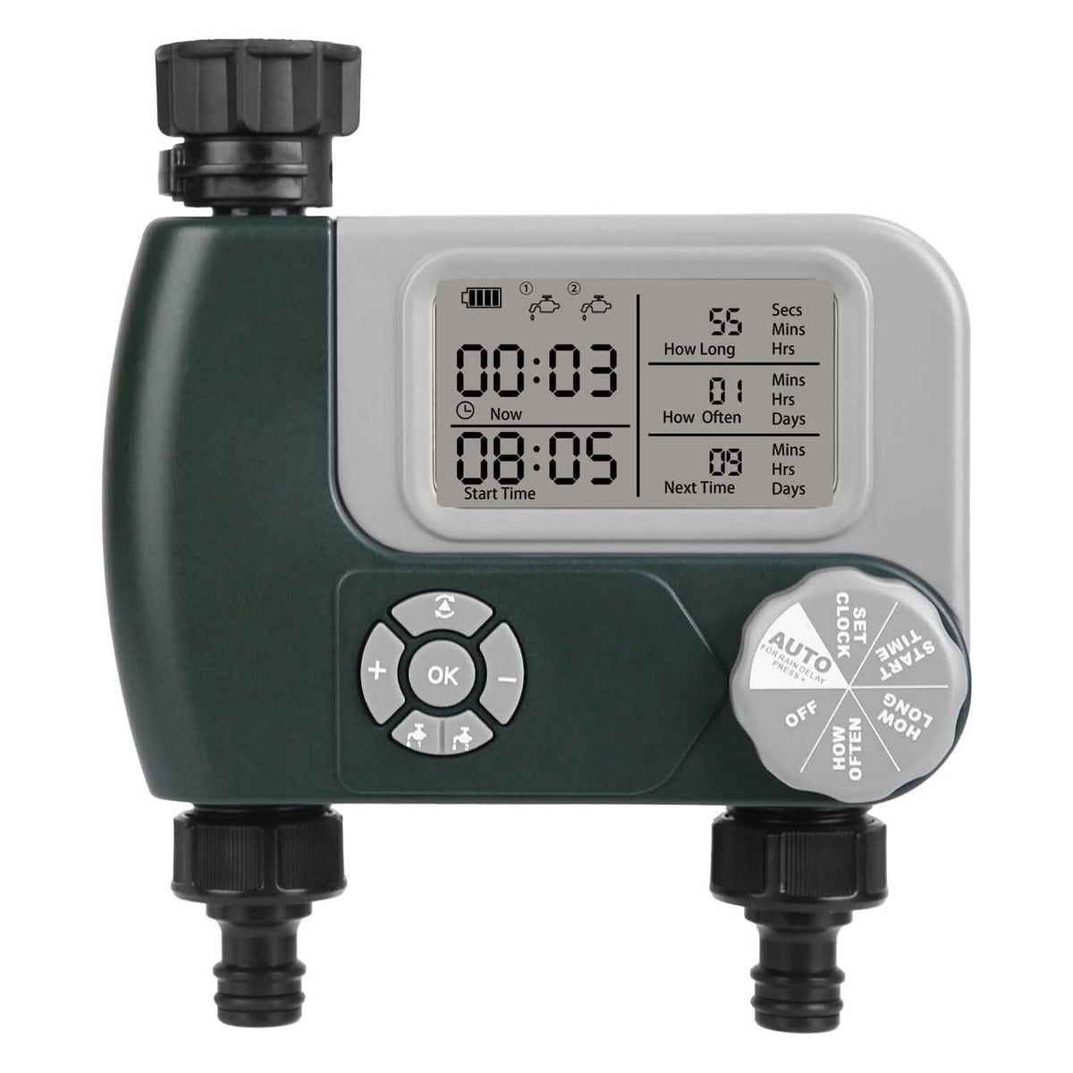 Digital Programmable Sprinkler Timer with 2 Outlet Zones Garden & Patio - Tophatter Daily Deals