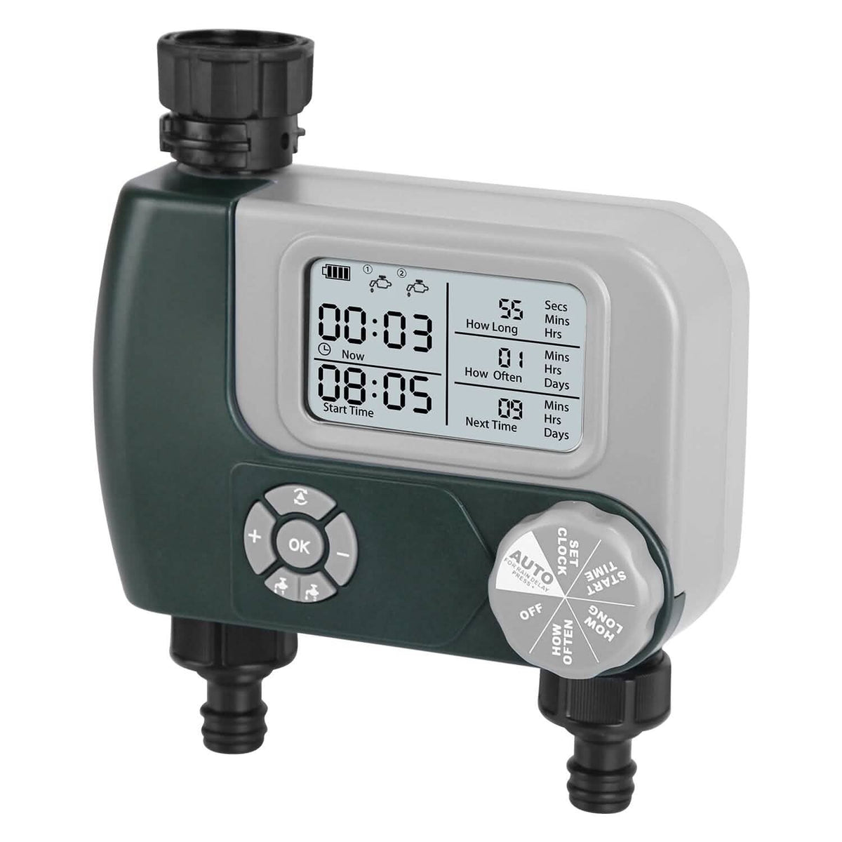Digital Programmable Sprinkler Timer with 2 Outlet Zones Garden & Patio - Tophatter Daily Deals