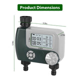 Digital Programmable Sprinkler Timer with 2 Outlet Zones Garden & Patio - Tophatter Daily Deals