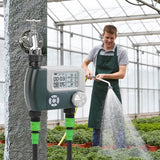 Digital Programmable Sprinkler Timer with 2 Outlet Zones Garden & Patio - Tophatter Daily Deals
