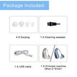 Digital Rechargeable Hearing Aids Acousticon Amplifier Audiphone Behind Ear Sound Hearing Aid - Tophatter Daily Deals