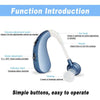 Digital Rechargeable Hearing Aids Acousticon Amplifier Audiphone Behind Ear Sound Hearing Aid - Tophatter Daily Deals
