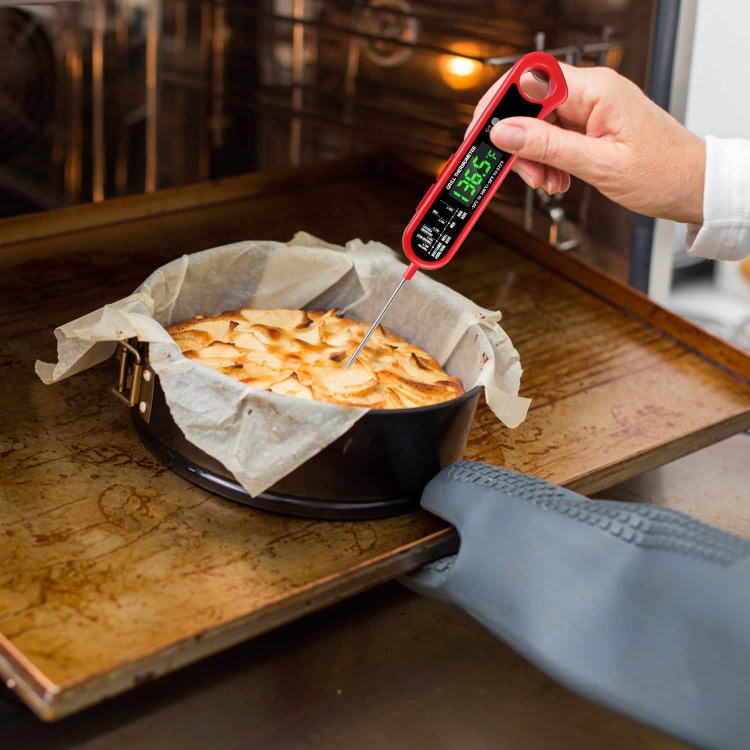 Digital Thermometer BBQ Meat Food Cooking Temperature Tester Kitchen Tools & Gadgets - Tophatter Daily Deals