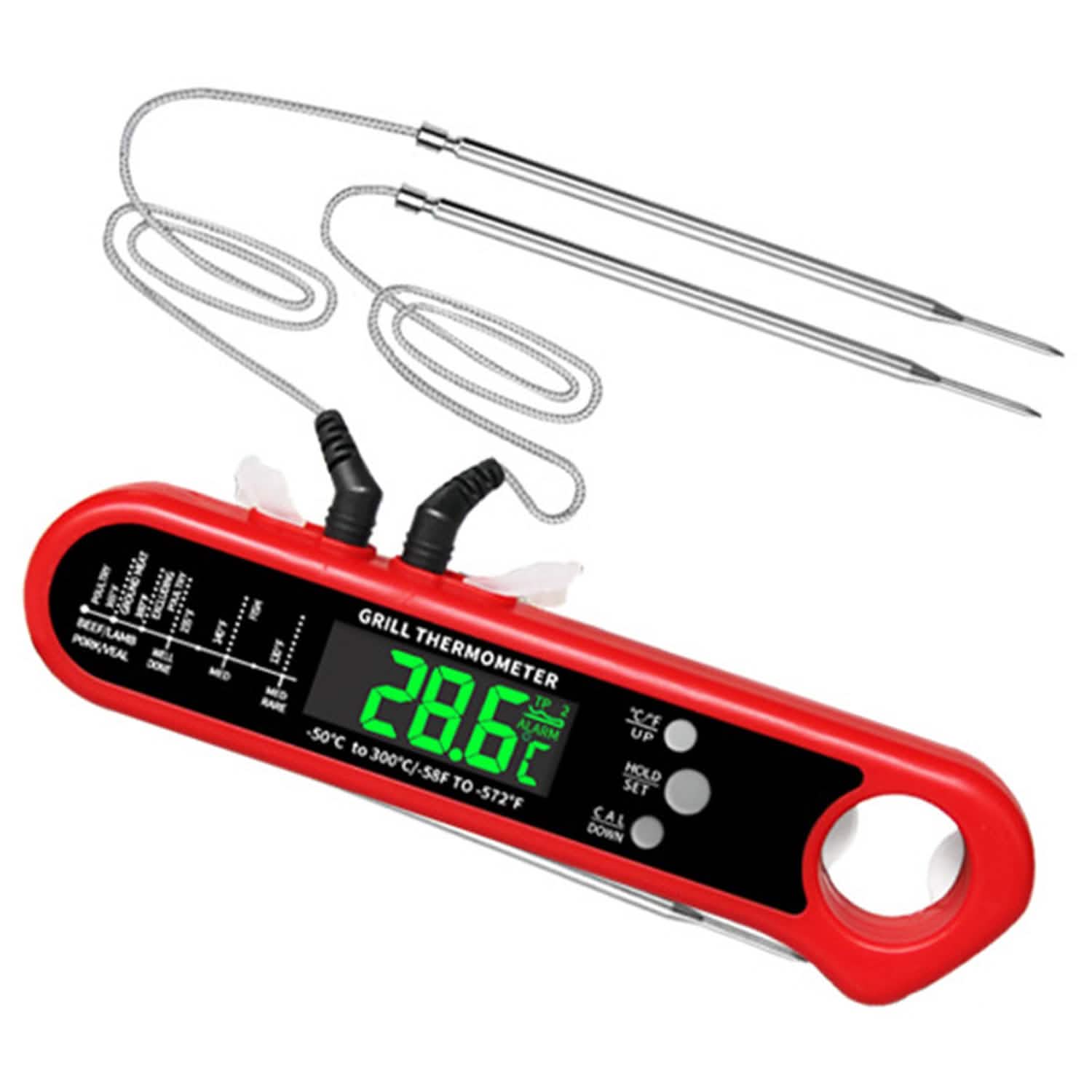 Digital Thermometer BBQ Meat Food Cooking Temperature Tester Kitchen Tools & Gadgets - Tophatter Daily Deals