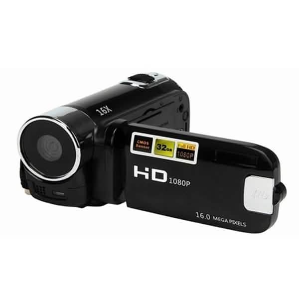 Digital Video Camera Camcorder Full HD Black Cameras & Drones - Tophatter Daily Deals