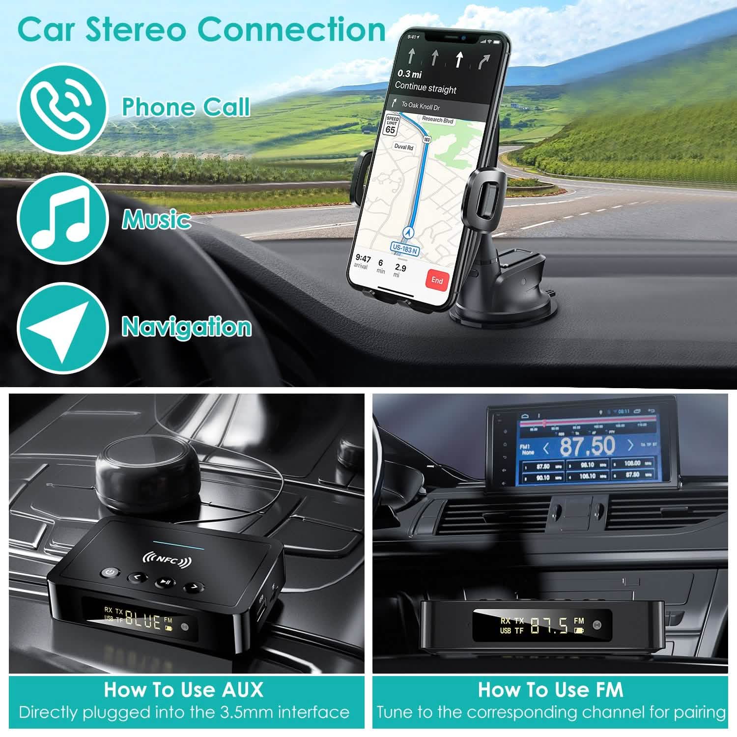 Digital Wireless Audio Adapter Audio Accessories - Tophatter Daily Deals