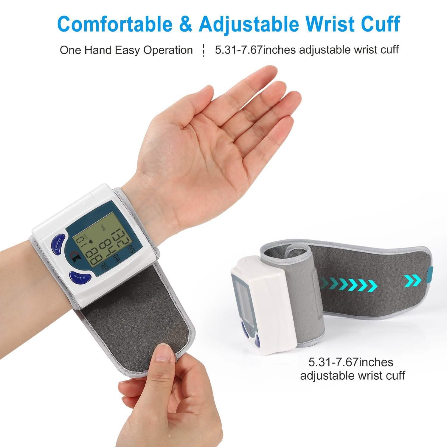 Digital Wrist Blood Pressure Monitor Health & Wellness - Tophatter Daily Deals