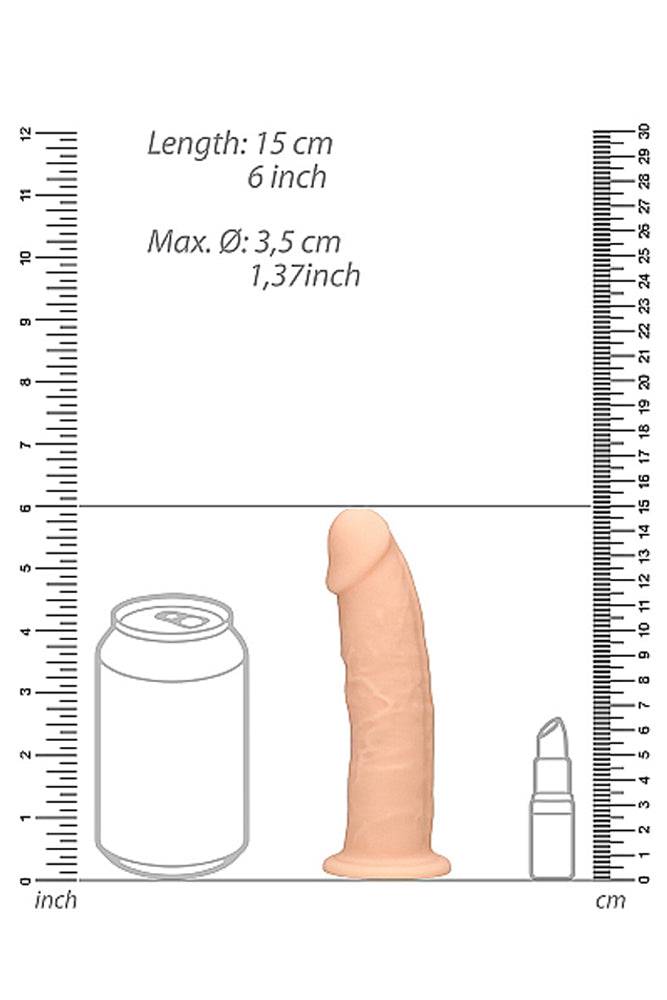 Shots Toys - RealRock - 6 Inch Dual Density Dildo Sex Toy - Tophatter Daily Deals